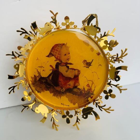 1986 Hummel Gold Ornament - Picture 1 of 10